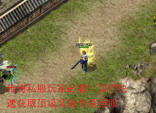 传奇私服玩家必看?如何快速获取顶级装备秒杀全服 传奇私服玩家必看?如何快速获取顶级装备秒杀全服