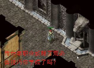 传奇单职业新服开荒必备技巧你掌握了吗? 传奇单职业新服开荒必备技巧你掌握了吗?