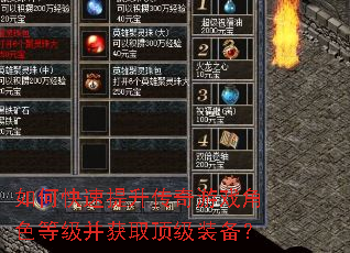 ��ο�������������Ϸ��ɫ�ȼ�����ȡ����װ����